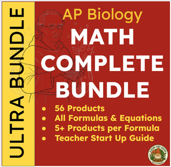 AP Biology Math, Graphing, and Data Analysis Complete Bundle cover